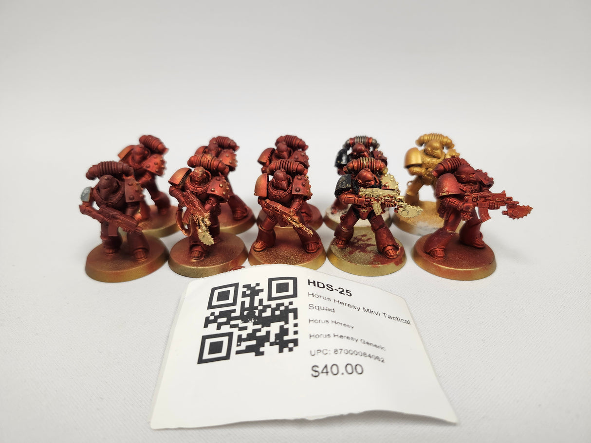 Horus Heresy Mkvi Tactical Squad HDS-25