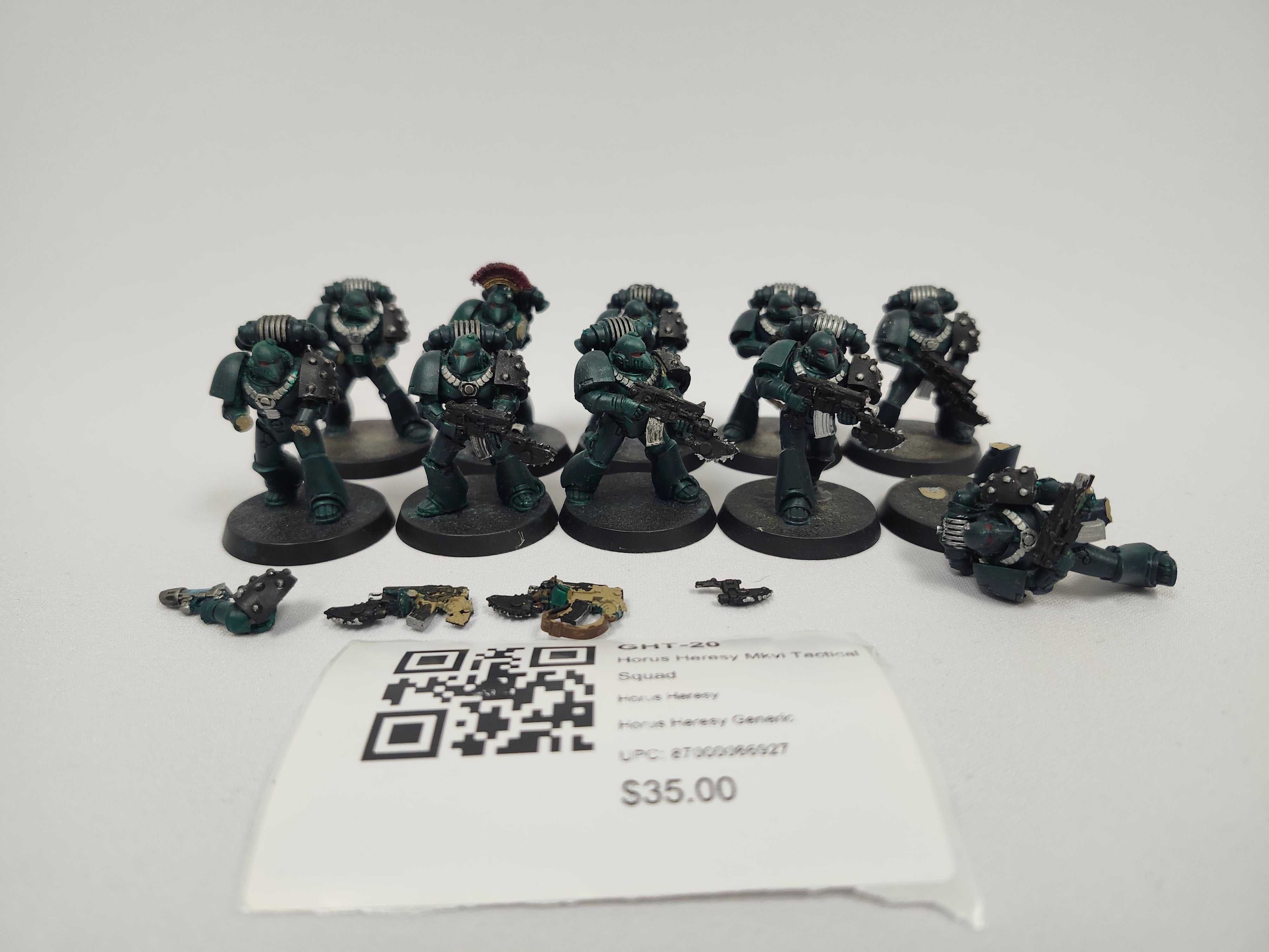 ミリタリー 40k Horus Heresy MKVI Tactical Squad Horus Heresy Mkvi Tactical Squad GHT-20 | Frontline Gaming