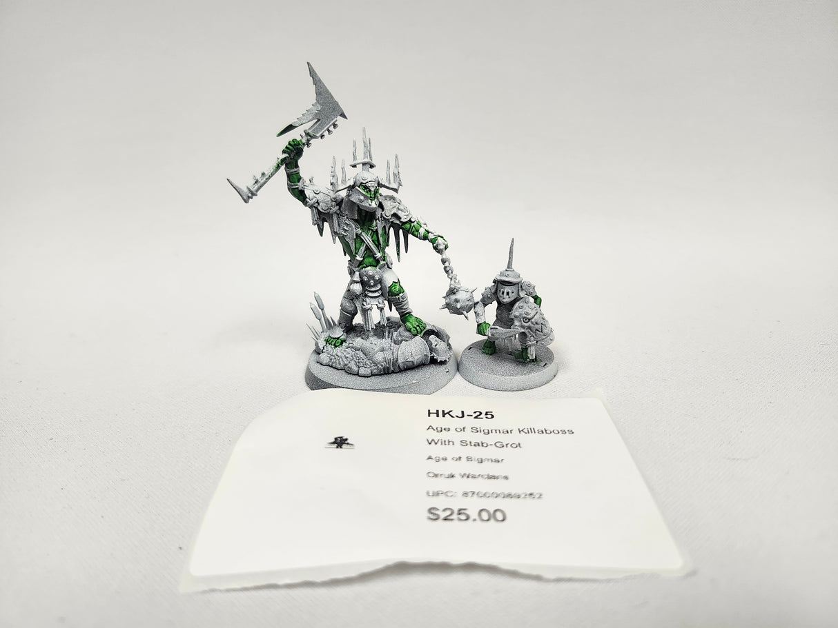 Age of Sigmar Killaboss With Stab-Grot HKJ-25