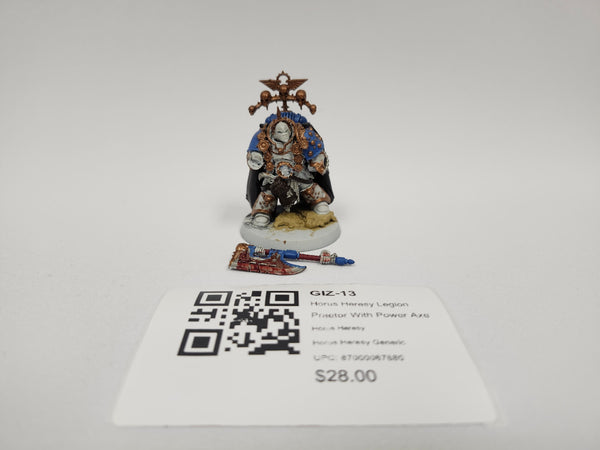 Horus Heresy Legion Praetor With Power Axe GIZ-13
