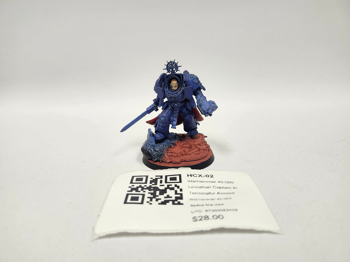 Warhammer 40,000 Leviathan Captain in Terminator Armour HCX-02