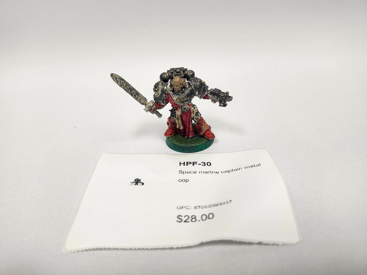 Space marine captain metal oop HPF-30