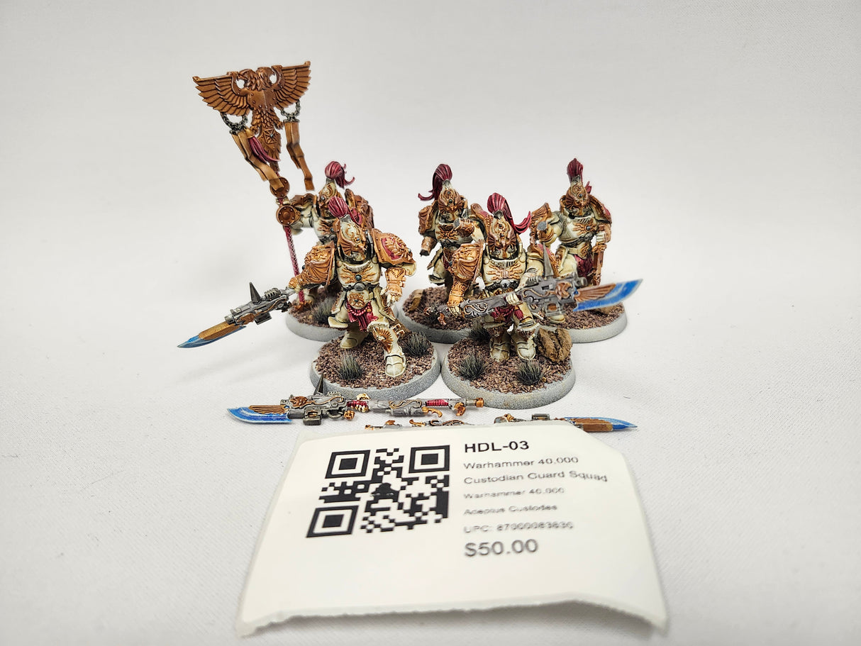 Warhammer 40,000 Custodian Guard Squad HDL-03