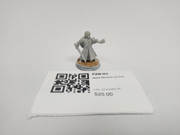 Metal Boromir on foot FZB-03