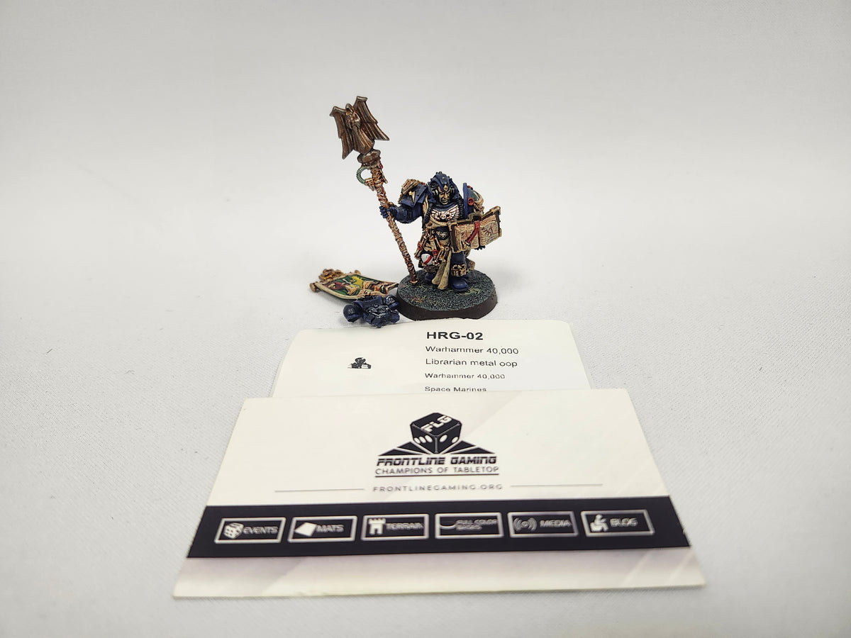 Warhammer 40,000 Librarian metal oop HRG-02