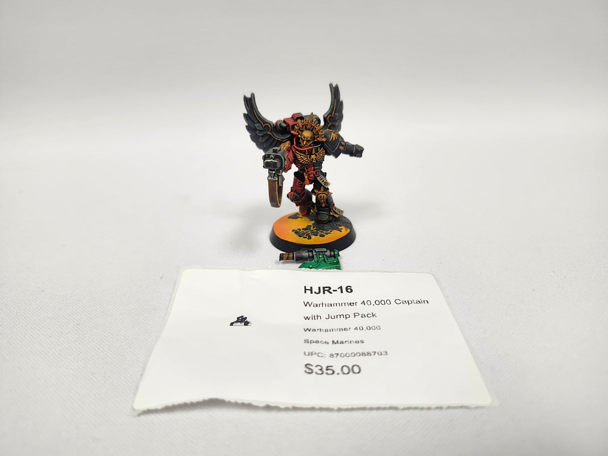 Warhammer 40,000 Captain with Jump Pack HJR-16