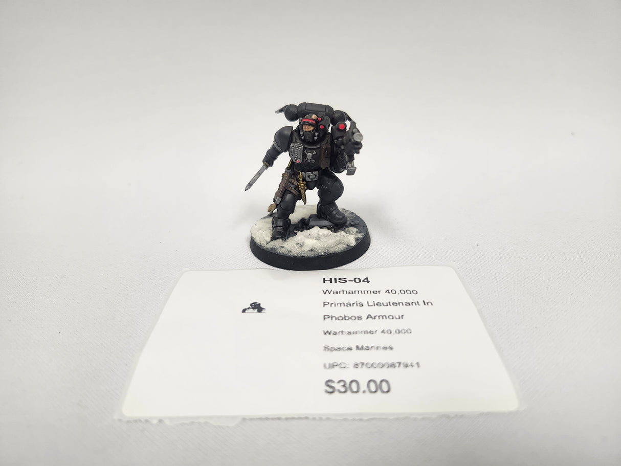 Warhammer 40,000 Primaris Lieutenant In Phobos Armour HIS-04