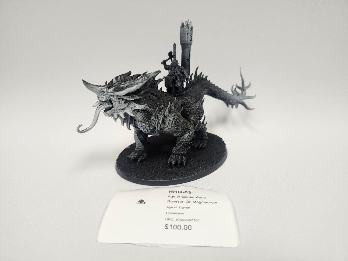 Age of Sigmar Auric Runeson On Magmadroth HHQ-03