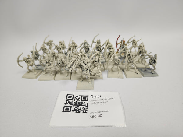 Warhammer old world skeleton archers GFI-21
