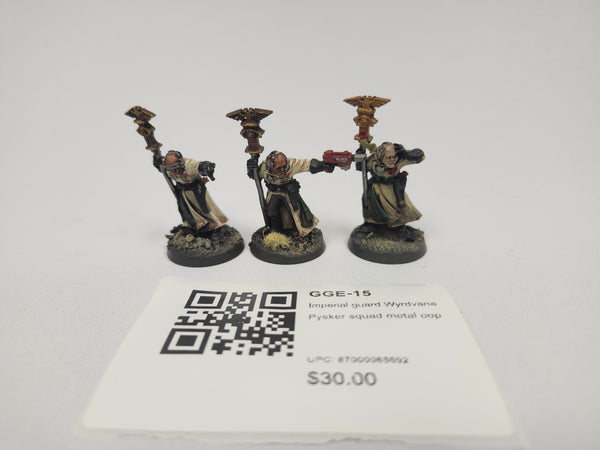 Imperial guard Wyrdvane Pysker squad metal oop GGE-15