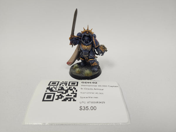 Warhammer 40,000 Captain In Gravis Armour GDH-02