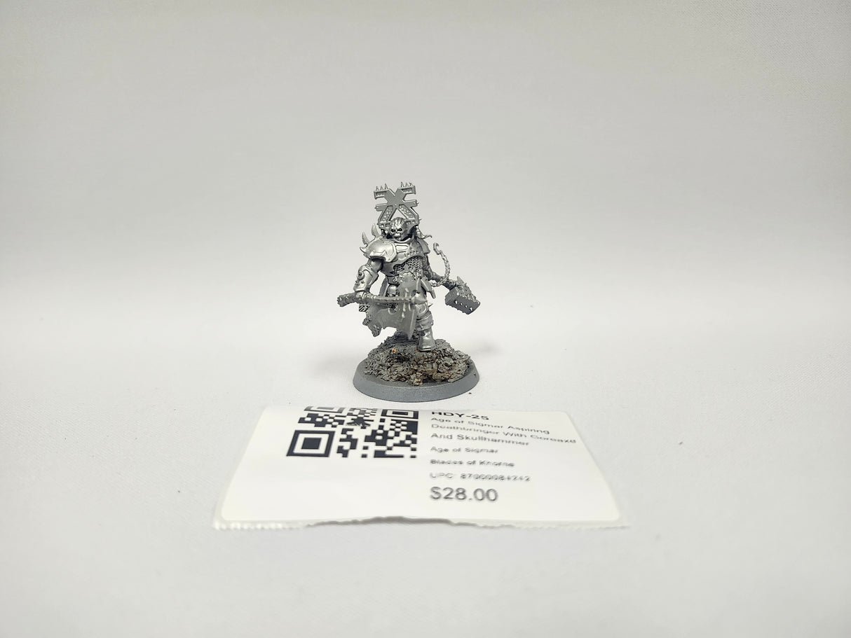 Age of Sigmar Aspiring Deathbringer With Goreaxe And Skullhammer HDY-25