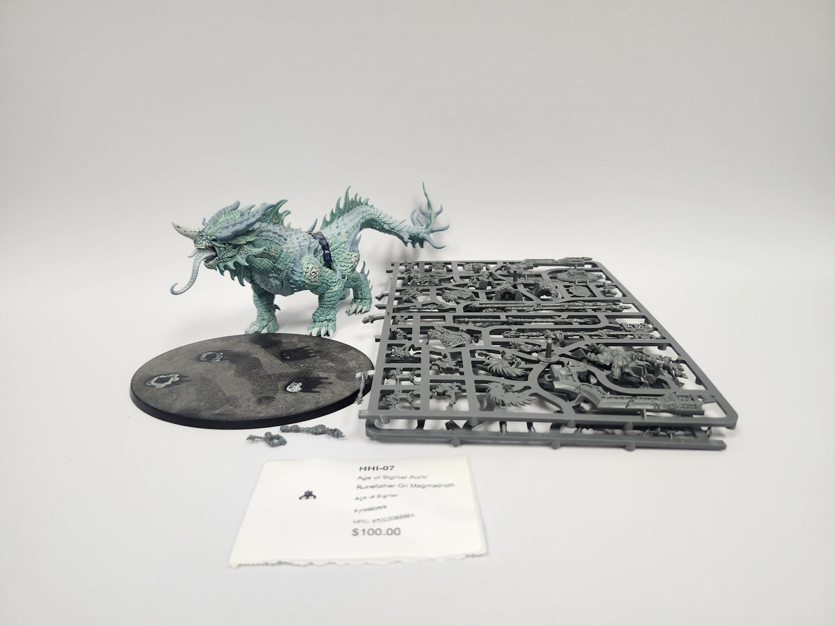 Age of Sigmar Auric Runefather On Magmadroth HHI-07