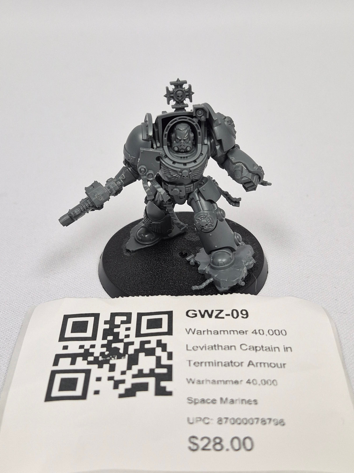 Warhammer 40,000 Leviathan Captain in Terminator Armour GWZ-09
