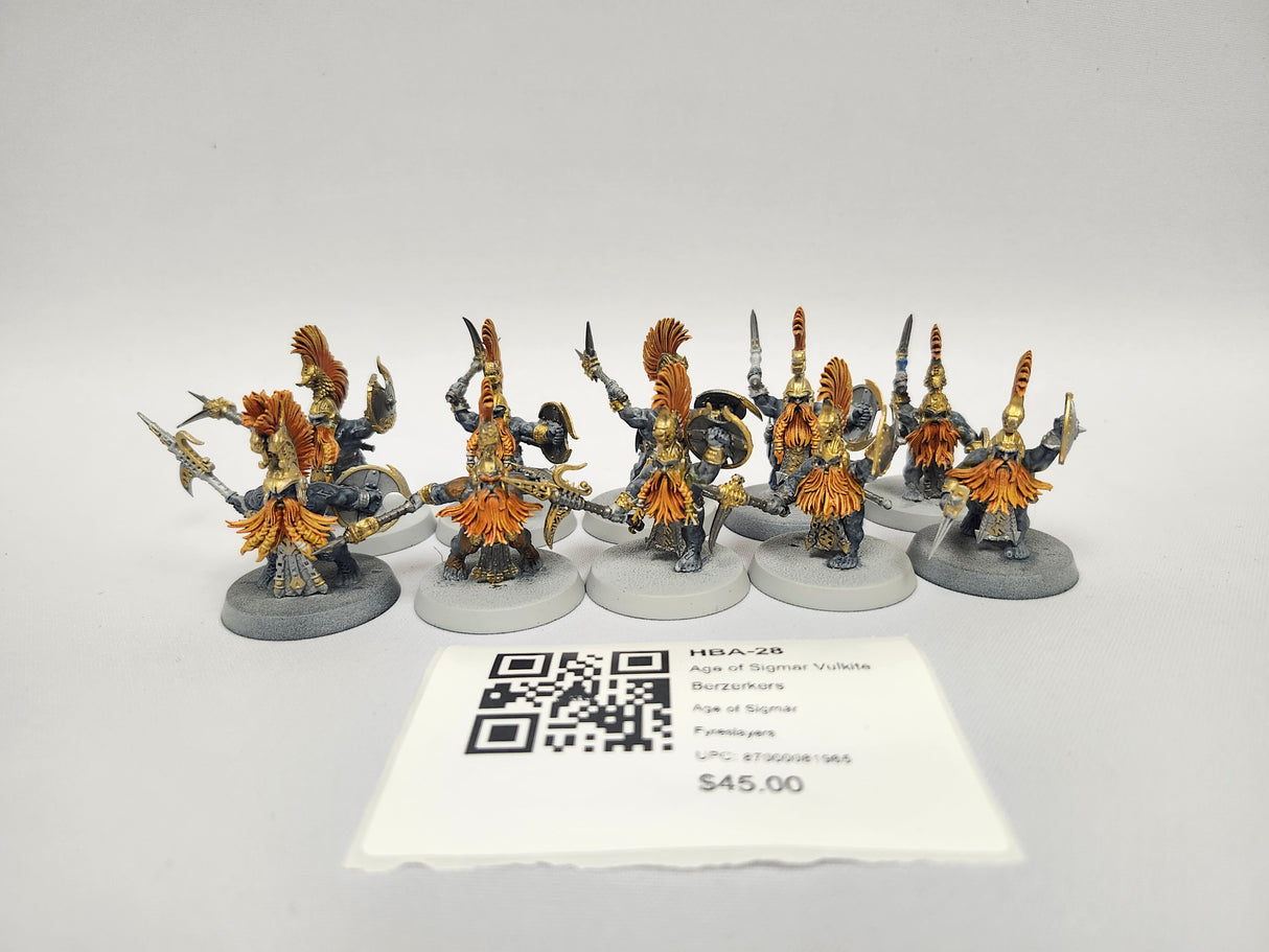 Age of Sigmar Vulkite Berzerkers HBA-28