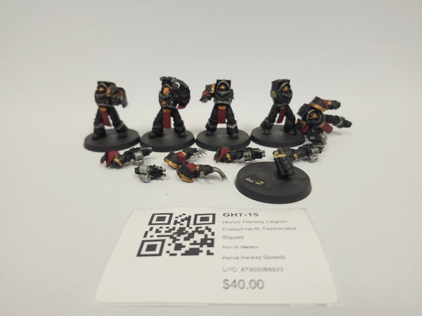 Horus Heresy Legion Cataphractii Terminator Squad GHT-15