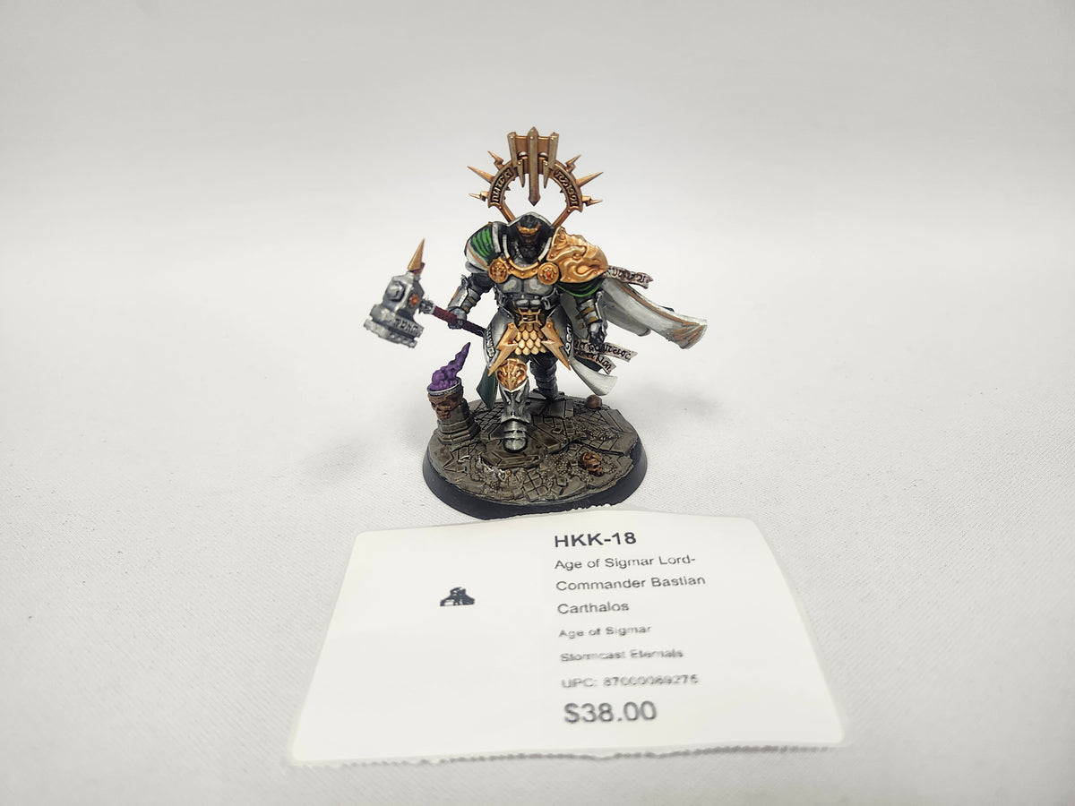 Age of Sigmar Lord-Commander Bastian Carthalos HKK-18