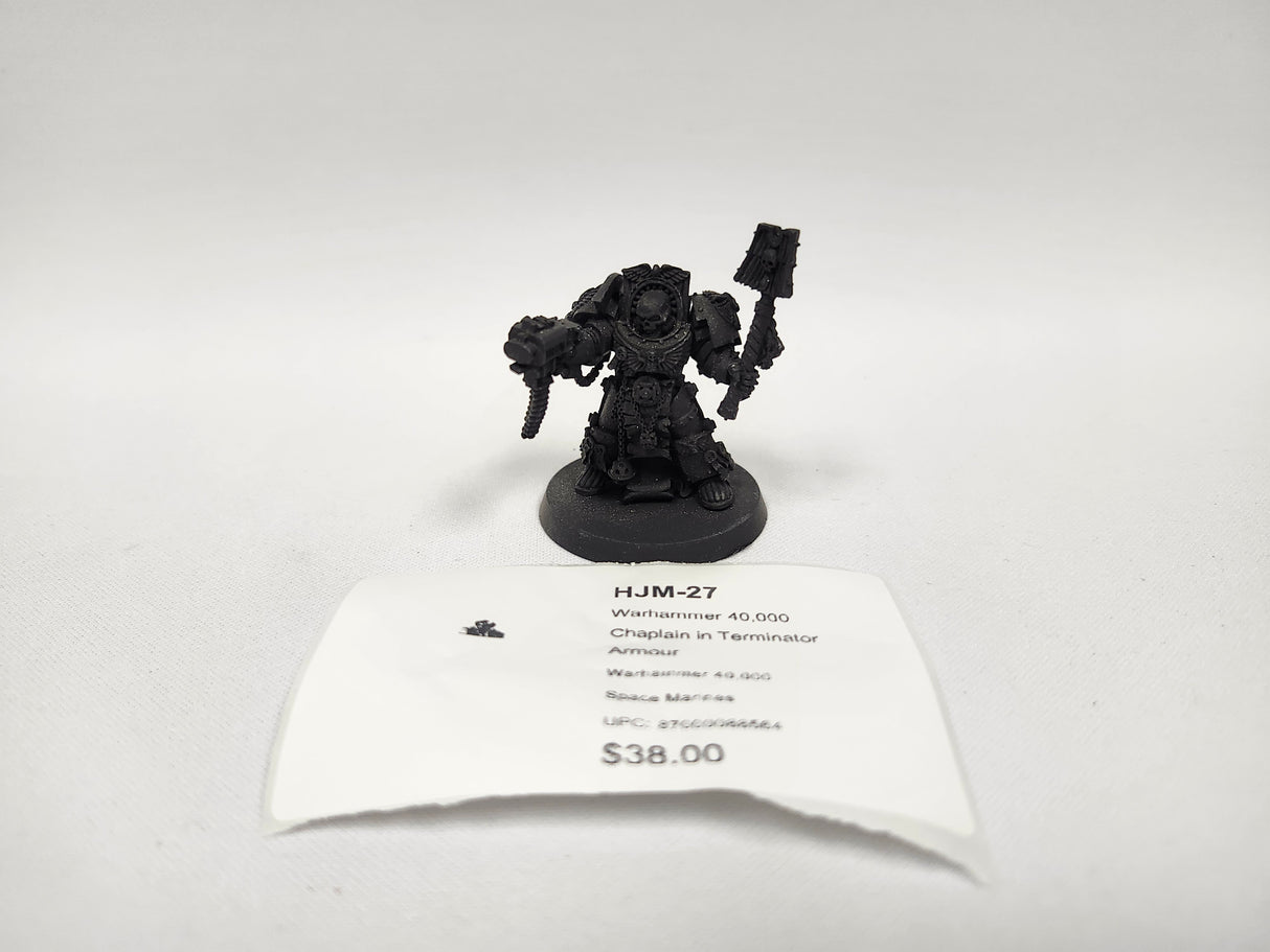 Warhammer 40,000 Chaplain in Terminator Armour HJM-27