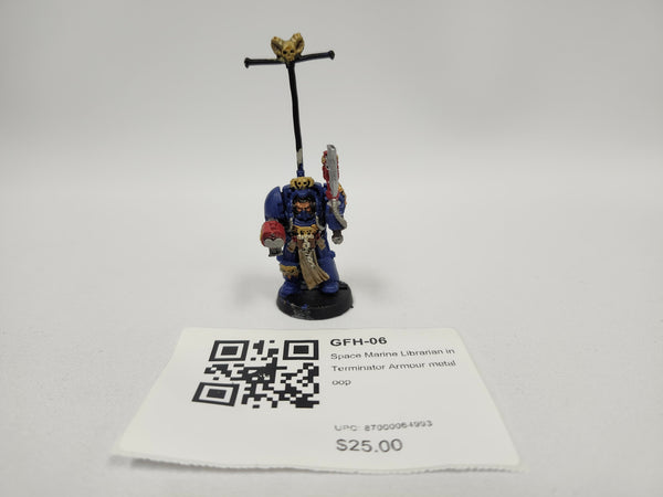 Space Marine Librarian in Terminator Armour metal oop GFH-06