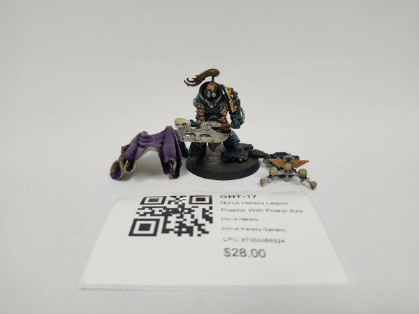 Horus Heresy Legion Praetor With Power Axe GHT-17