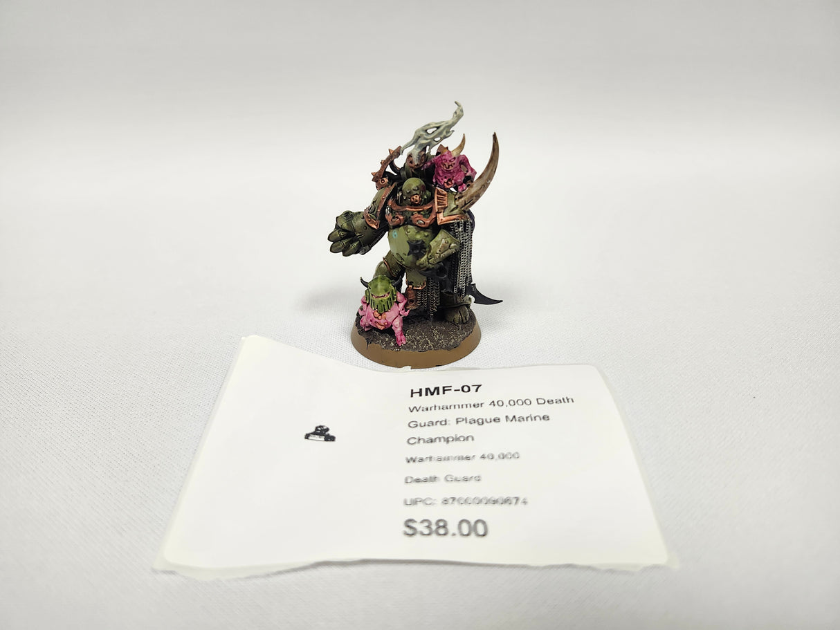Warhammer 40,000 Death Guard: Plague Marine Champion HMF-07