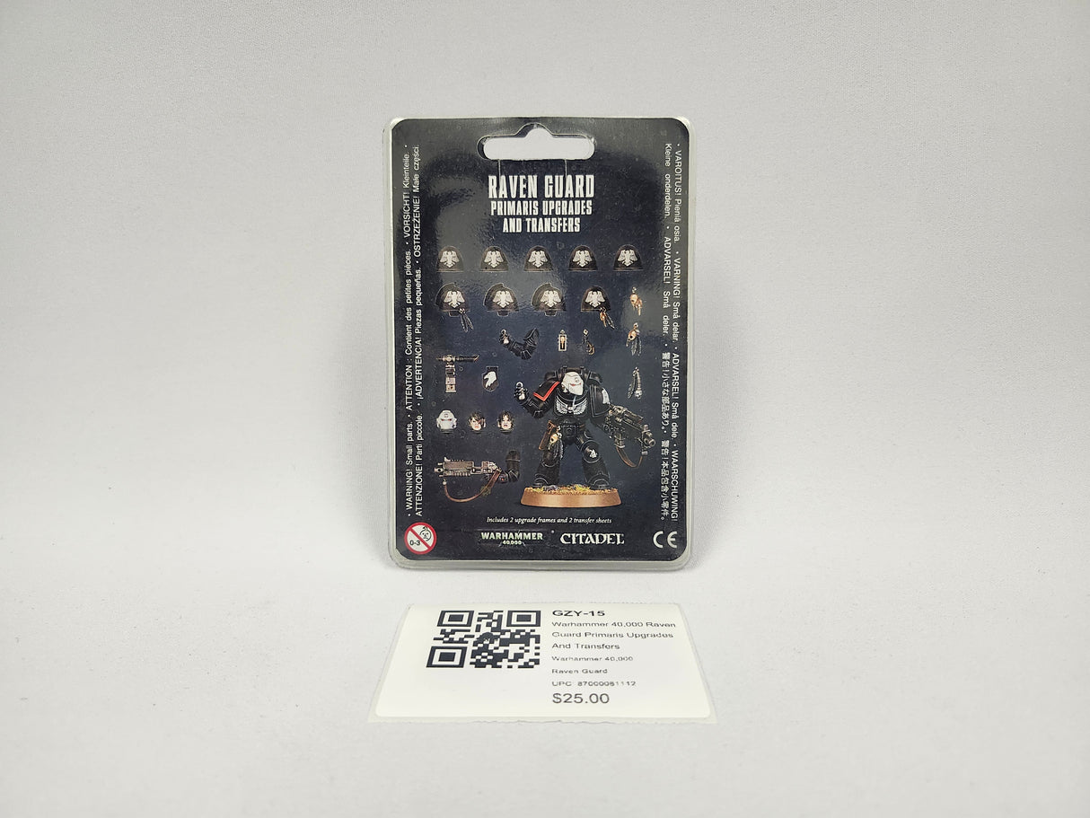 Warhammer 40,000 Raven Guard Primaris Upgrades And Transfers GZY-15