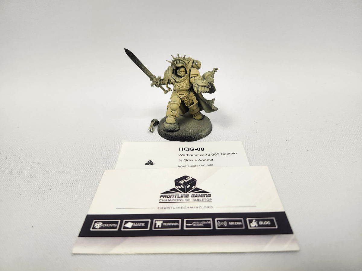 Warhammer 40,000 Captain In Gravis Armour HQG-08