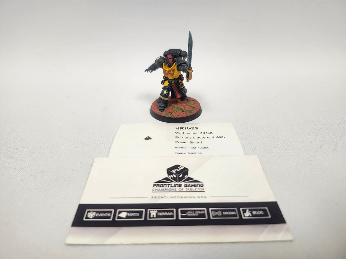 Warhammer 40,000 Primaris Lieutenant With Power Sword HRK-29