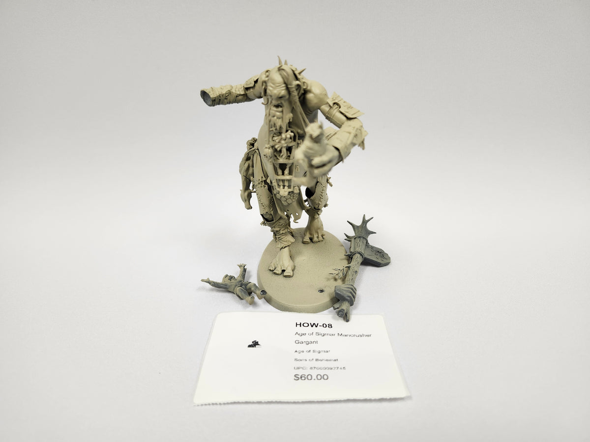 Age of Sigmar Mancrusher Gargant HOW-08