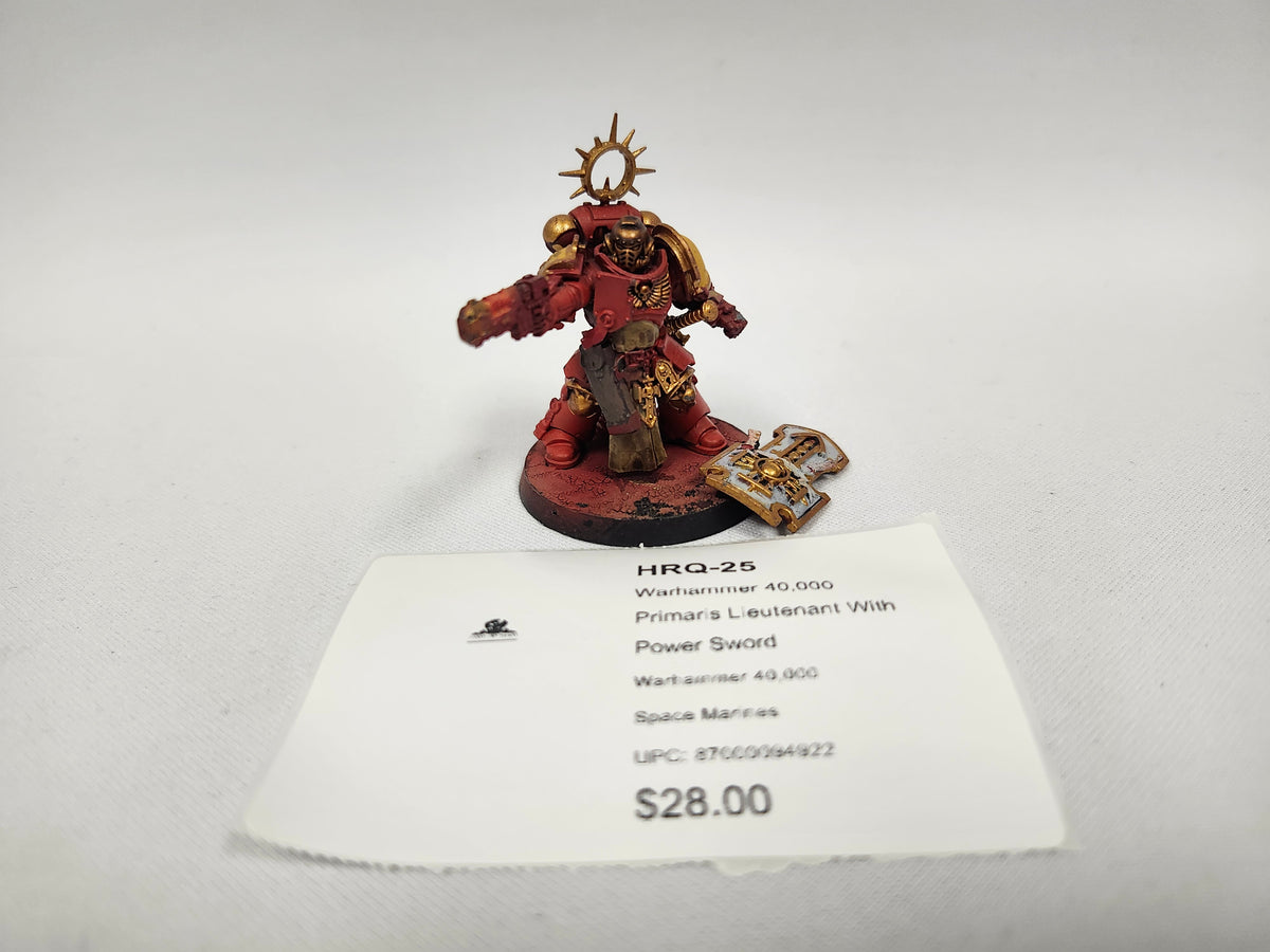 Warhammer 40,000 Primaris Lieutenant With Power Sword HRQ-25