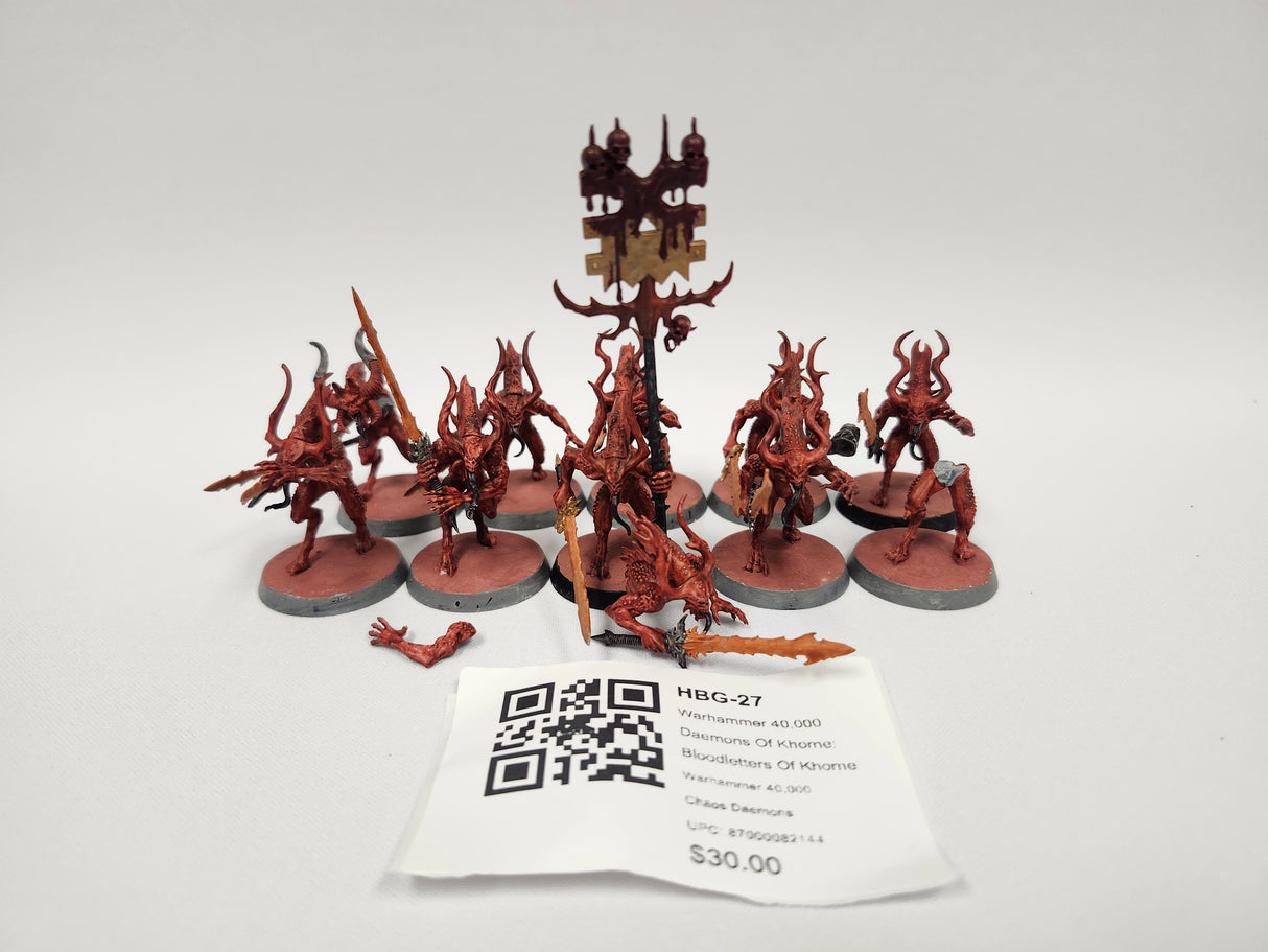 Warhammer 40,000 Daemons Of Khorne: Bloodletters Of Khorne HBG-27