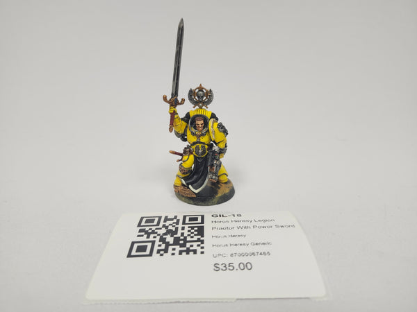 Horus Heresy Legion Praetor With Power Sword GIL-18