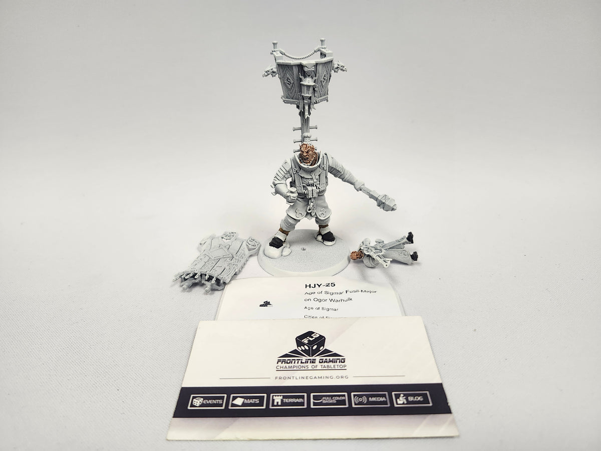Age of Sigmar Fusil-Major on Ogor Warhulk HJY-25