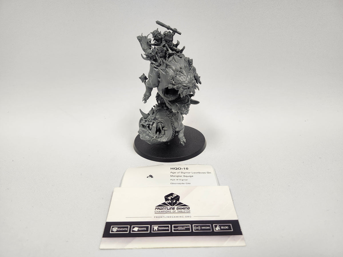 Age of Sigmar Loonboss On Mangler Squigs HQO-10