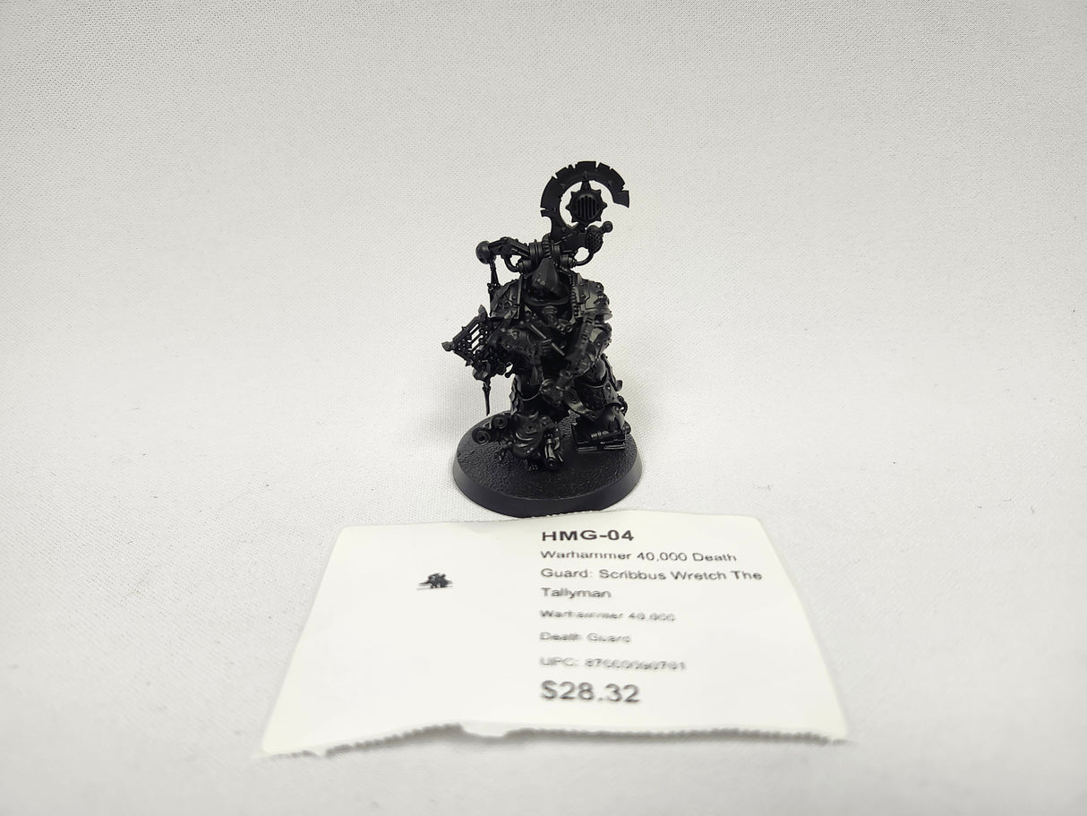 Warhammer 40,000 Death Guard: Scribbus Wretch The Tallyman HMG-04