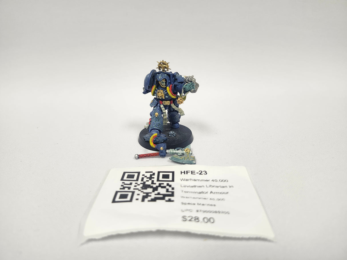 Warhammer 40,000 Leviathan Librarian in Terminator Armour HFE-23