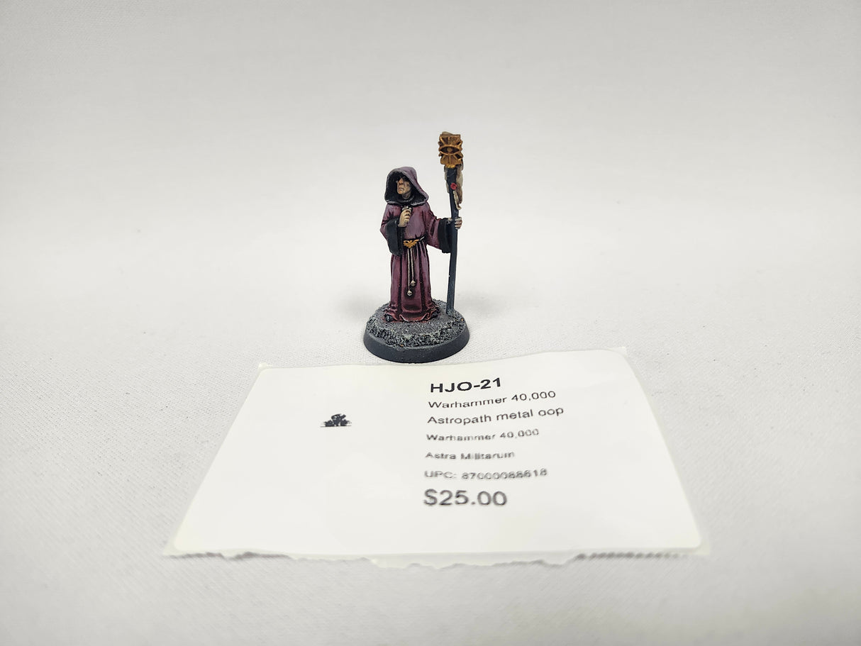 Warhammer 40,000 Astropath metal oop HJO-21