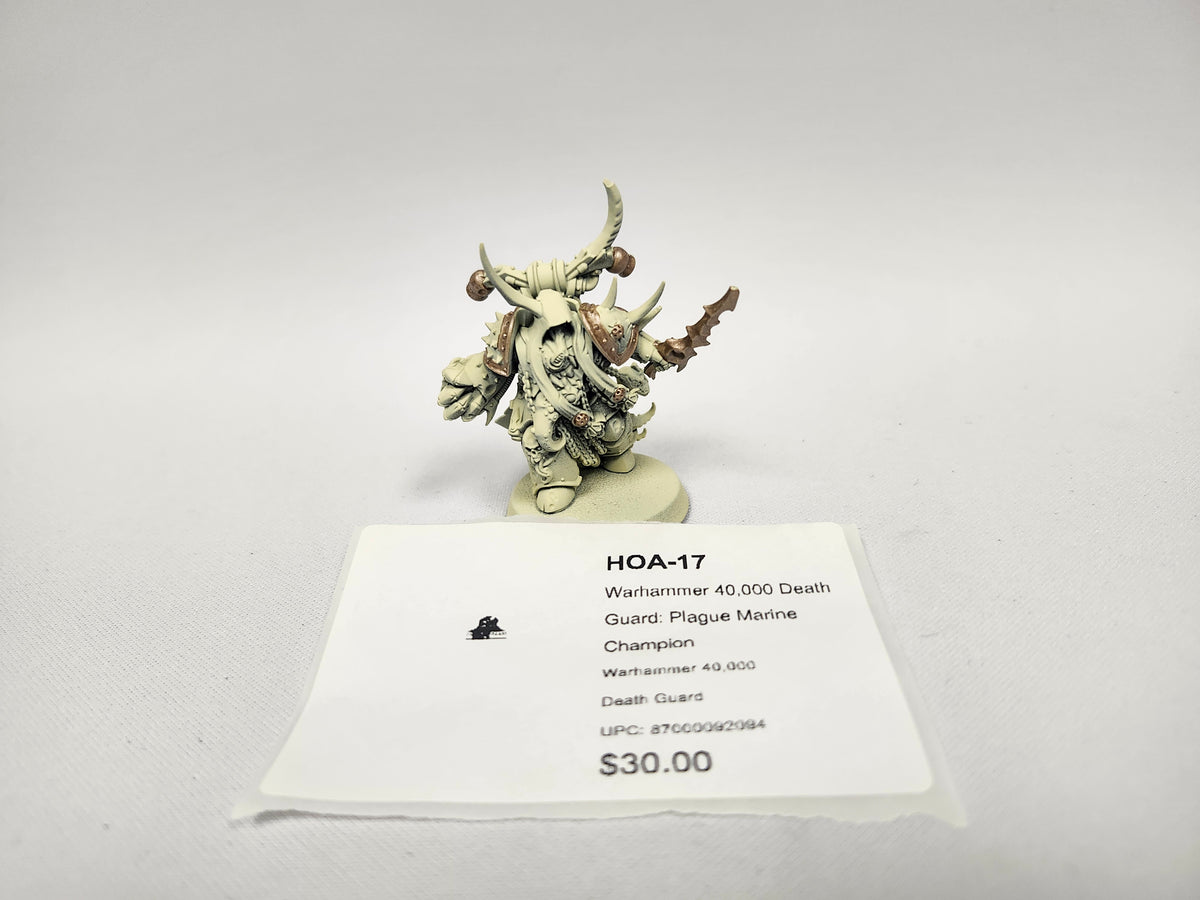 Warhammer 40,000 Death Guard: Plague Marine Champion HOA-17