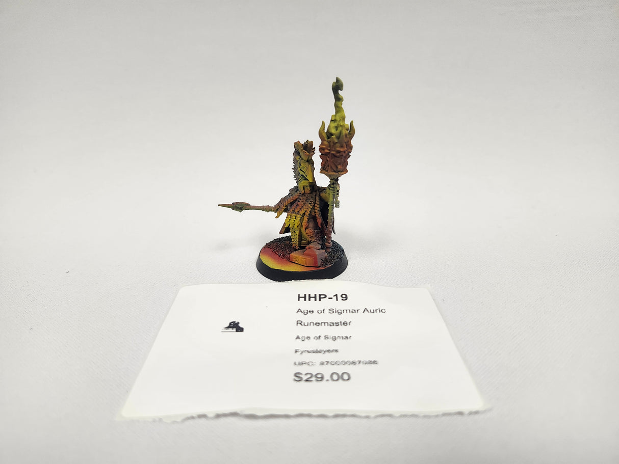 Age of Sigmar Auric Runemaster HHP-19