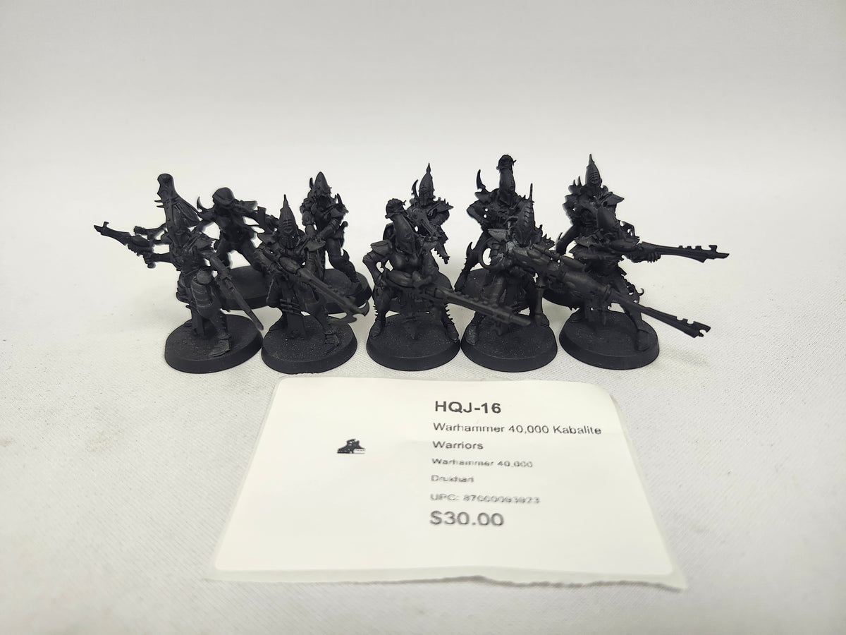 Warhammer 40,000 Kabalite Warriors HQJ-16
