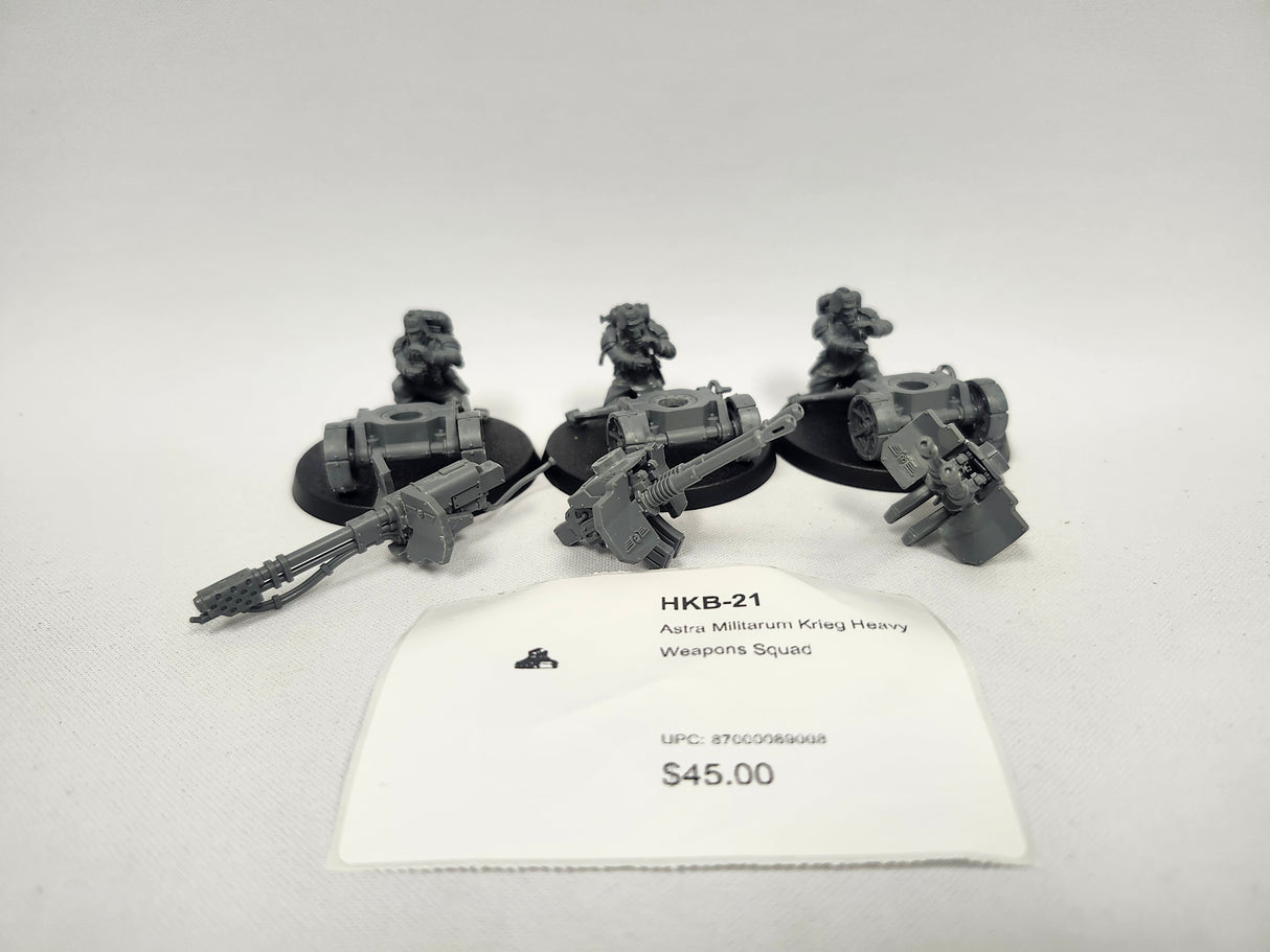 Astra Militarum Krieg Heavy Weapons Squad HKB-21