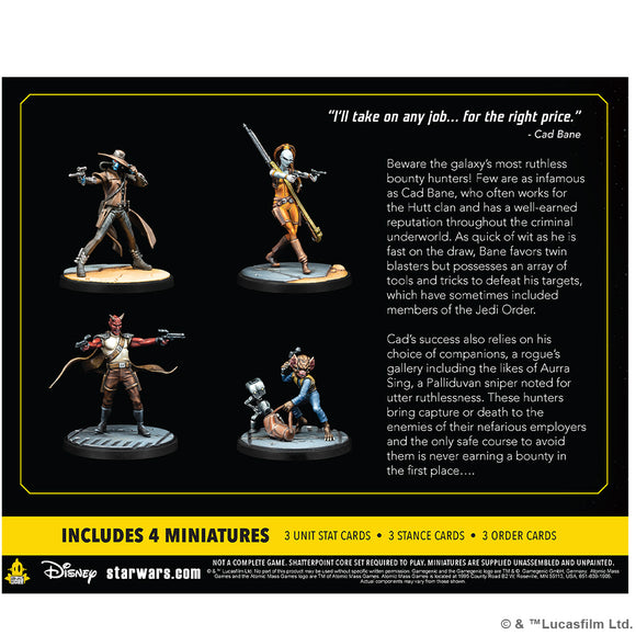 Star Wars: Shatterpoint - Fistful of Credits: Cad Bane Squad Pack