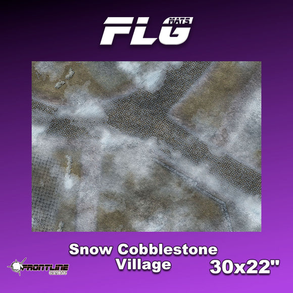 FLG Mats: Snow Cobblestone Village
