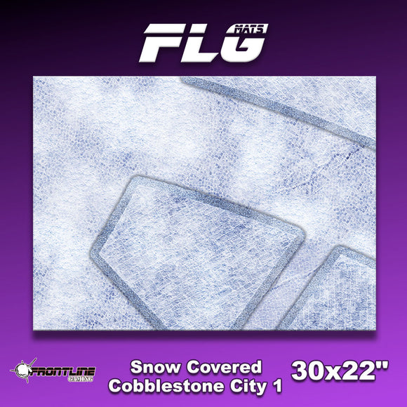 FLG Mats: Snow Covered Cobblestone City 1