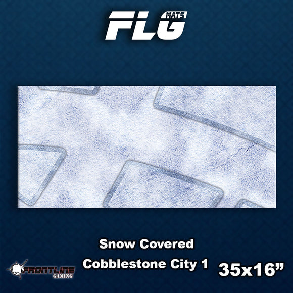 FLG Mats: Snow Covered Cobblestone City 1
