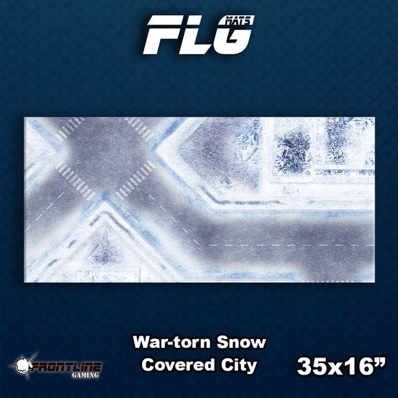 FLG Mats: War-torn Snow Covered City 1