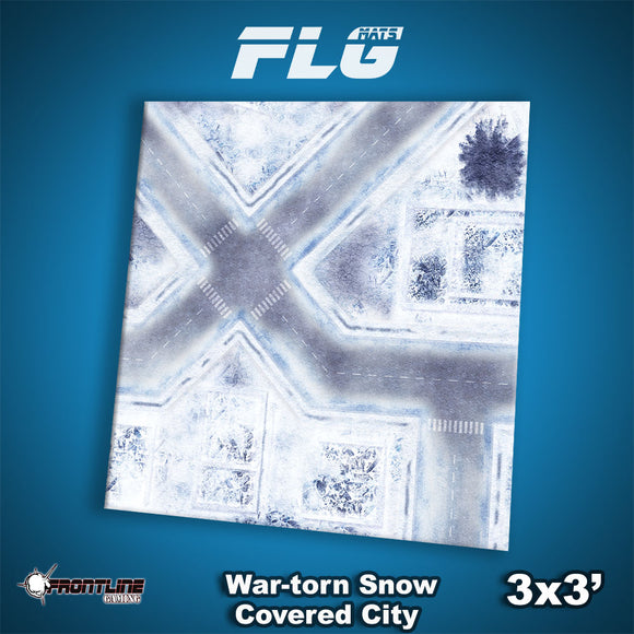 FLG Mats: War-torn Snow Covered City 1