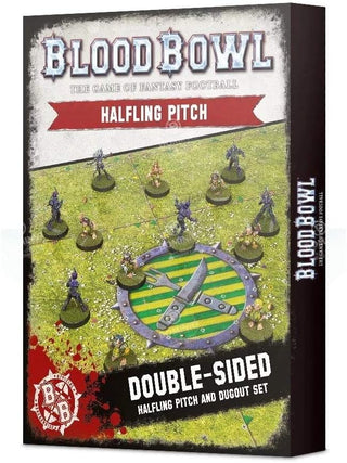 Blood Bowl: The Greenfield Grasshuggers Pitch And Dugouts