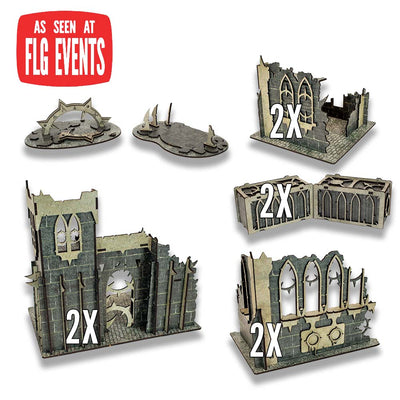 FLG Full Color Terrain: Urban Corruption Event Set - 0
