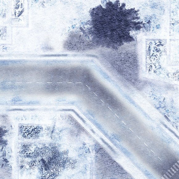 FLG Mats: War-torn Snow Covered City 1